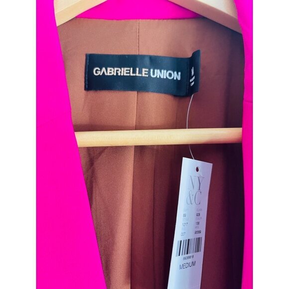 NWT NYC Gabrielle Union Wrapped Blazer Size M - Picture 6 of 7